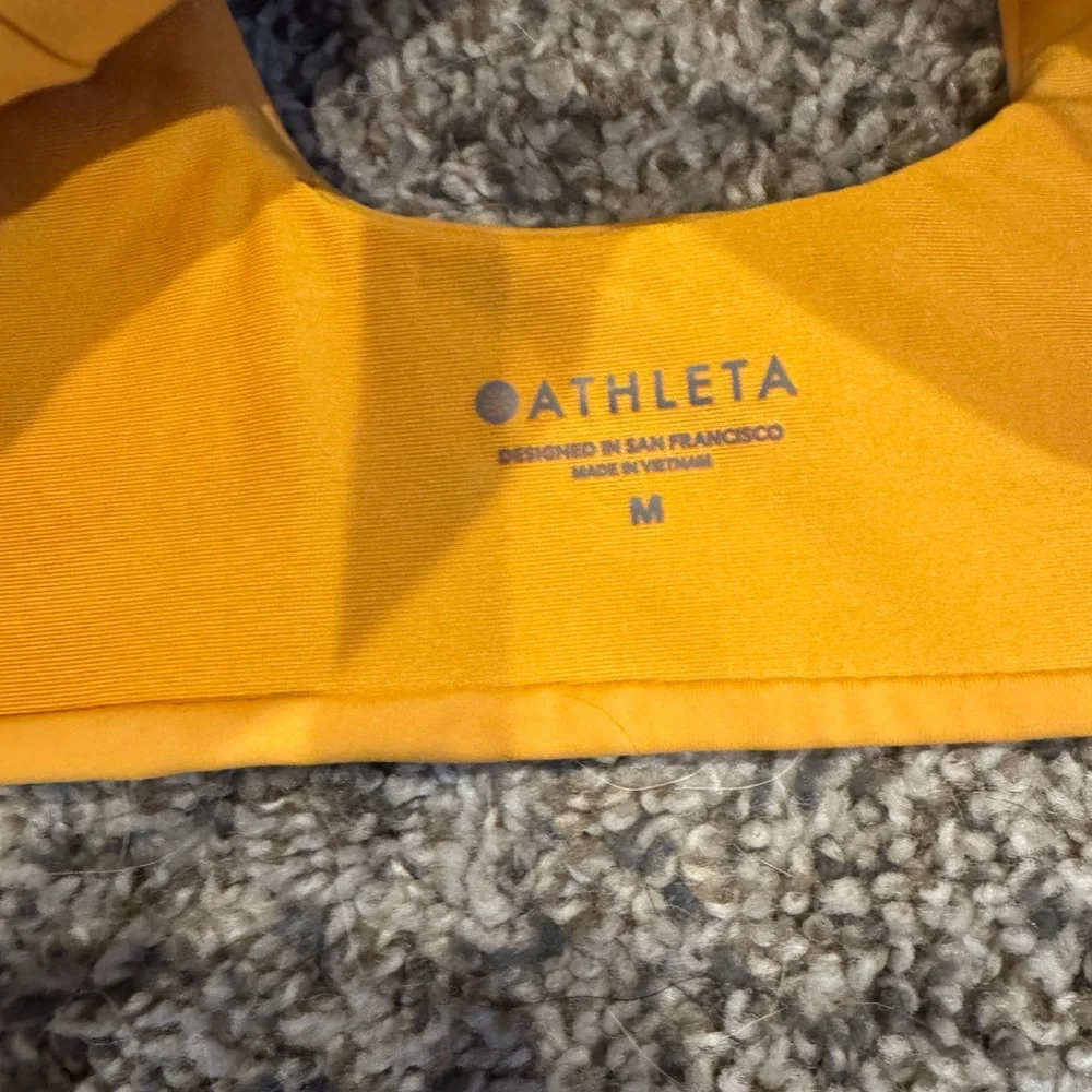Athleta Vibrant Yellow bikini top - Picture 2 of 3